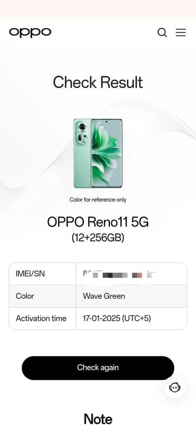 RENO 11 5G