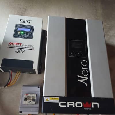 crown inverter 3kw & MPPT plus hybrid solar charge for sale