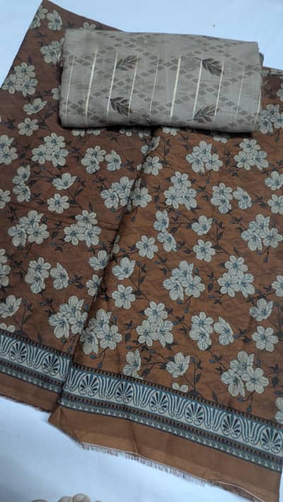 Bin Saeed printed 3 piece