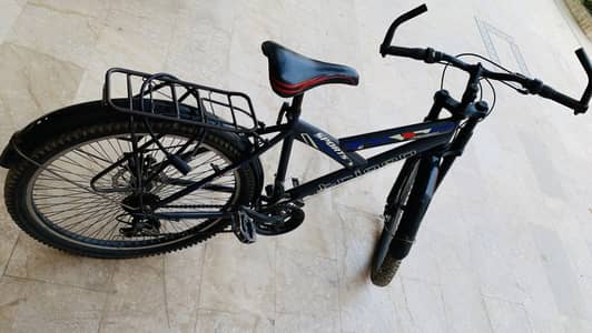 Black sport mountain bike-3 month used only -Like New