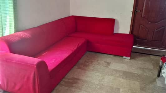 Sofa Set Red Colour