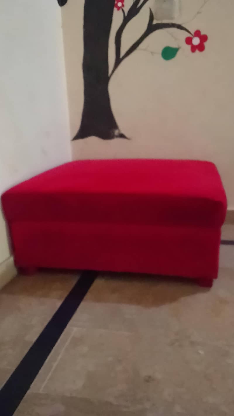 Sofa Set Red Colour 1