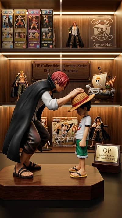 Luffy and shanks figure in reasonable price!!!