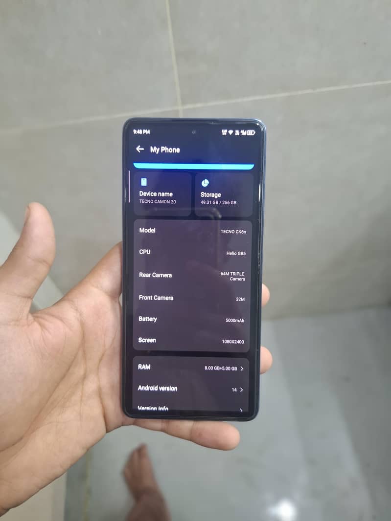 Tecno CAMON 20 7