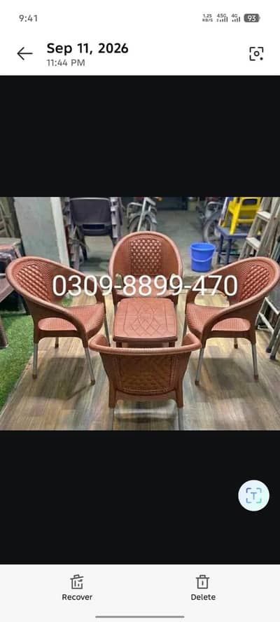 plastic chair with table for sale - plastic furniture. . . 0309_8899_470