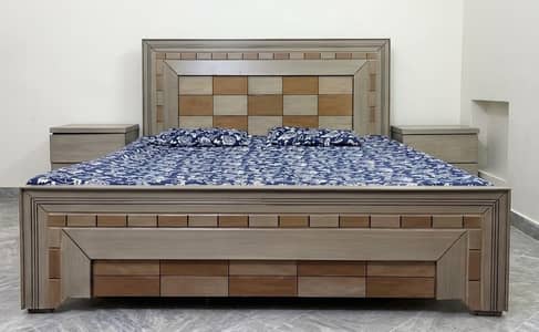 Bedside tables with dressing mirror