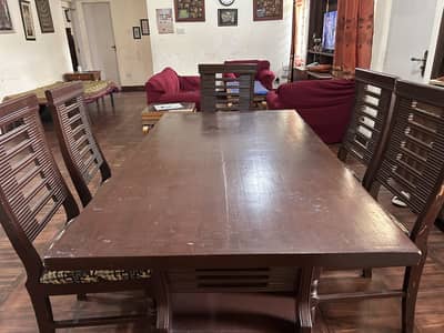 Dinning Table with 6 Chairs