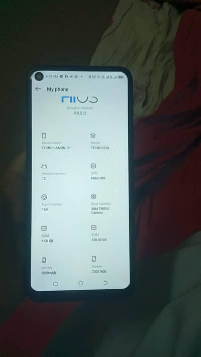 Tecno CAMON 17 6gb 128gb