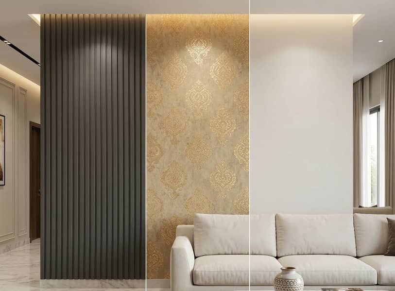 PVC wall panel-Pvc fluted panel-Pvc hard panel-wall panel-solid panel 6