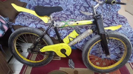 cycle ko Liye hue 6 month hue hai ok condition hai mote tyre hai cycle