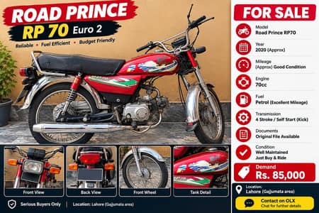 Road Prince RP70 Euro 2 – Red
