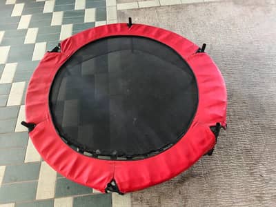 40-Inch Mini Trampoline / Rebounder – Red & Black