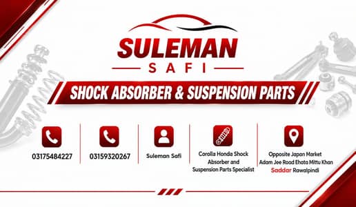 Shock Absorbers and Suspension Parts Available on Wholesale Prices