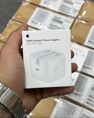 Apple 40W Dynamic Fast Charging Adapter Pakistan 3-Pin