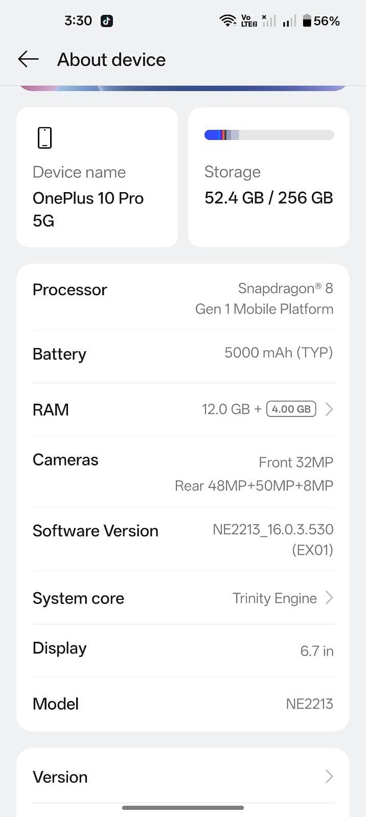 One Plus 10pro 5G 2