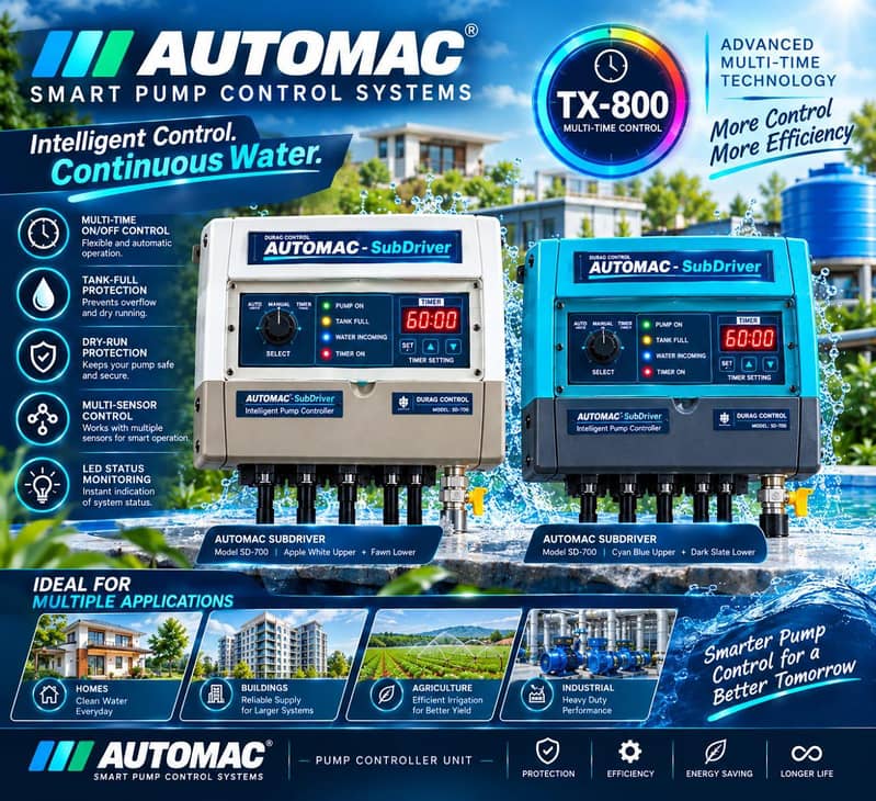 AUTOMATIC WATER SUCTION DONKEY PUMP CONTROLLER JET SUMMER PUMP 11