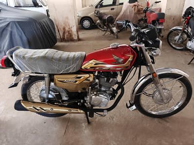 honda cg125 2026 gold brand new bike