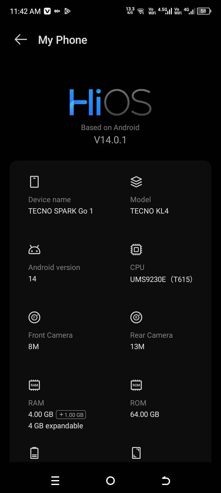 Tecno Other Model 7