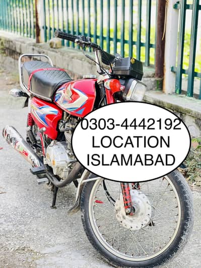 Honda 125 2021/2024 neat bike location Islamabad