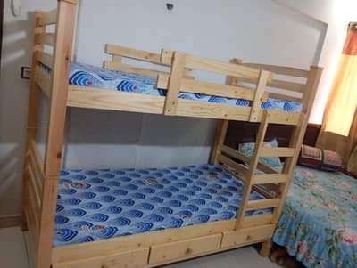 new bed with matres