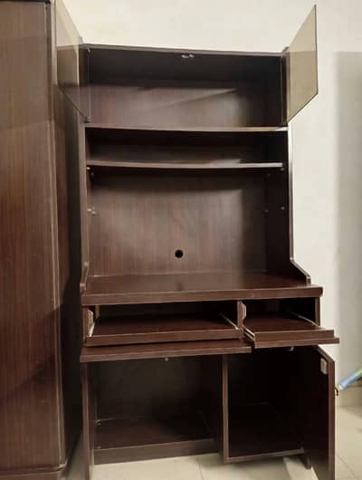 Wooden Computer Table/Study Table with Cabinet and drawers