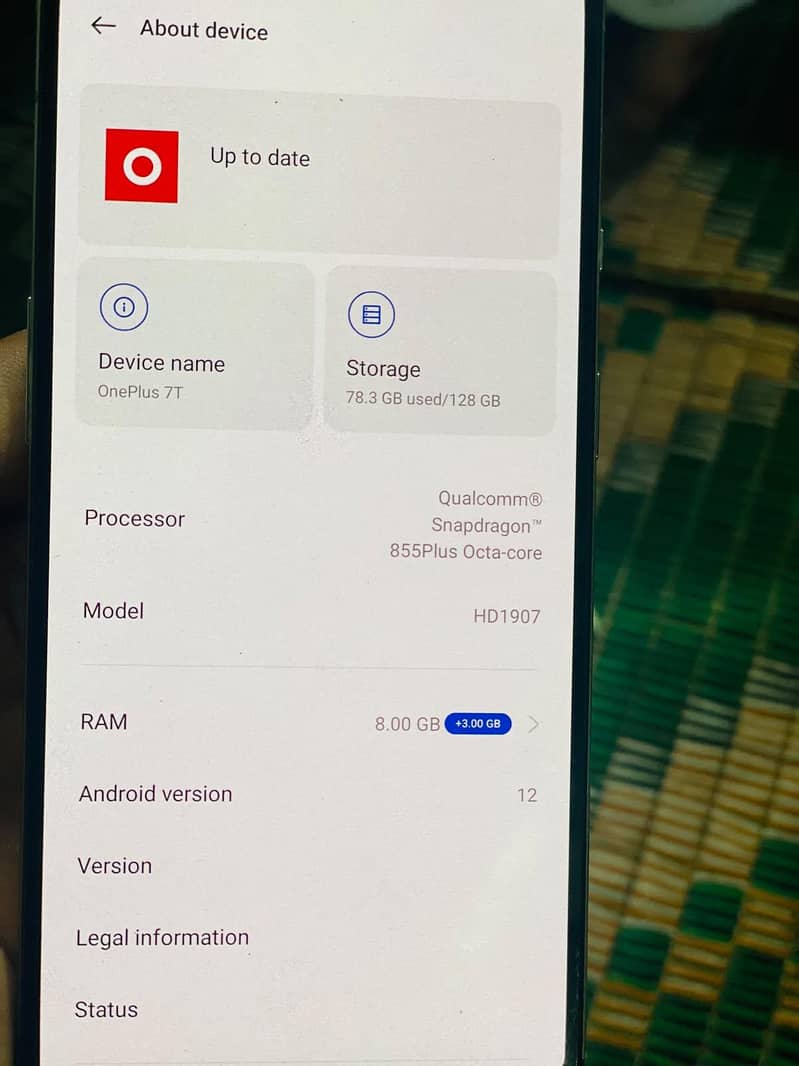 One Plus 7T 0