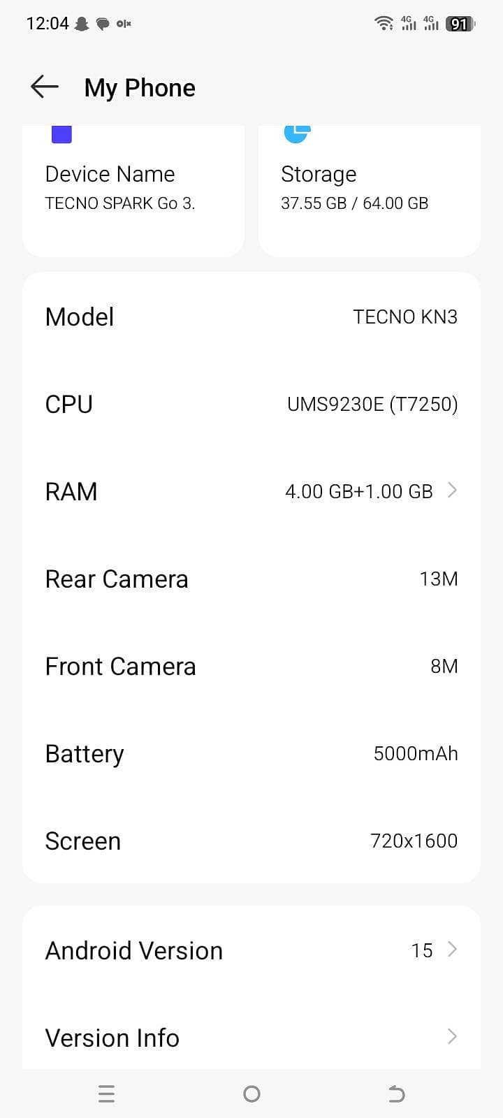 4+1  64 GB memory 4