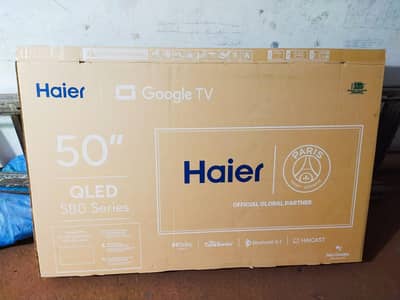 haire 50" QLED tv full warranty