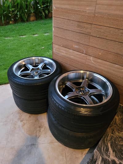 Work emotion 18 inch rims (staggered 9.5j, 10.5j)