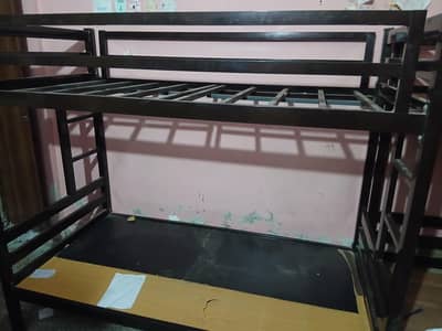 Heavy Duty Steel Bunk Bed | Double Decker Bed | Used Bed for Sale