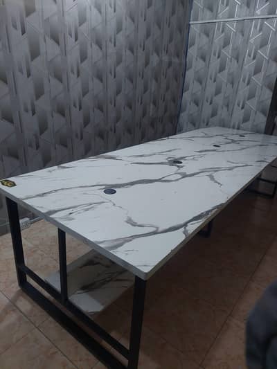 Office Workstation Table (As-Like-New) Size 3.5ft × 10ft