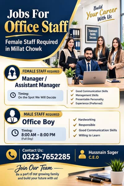 Required Female urgently