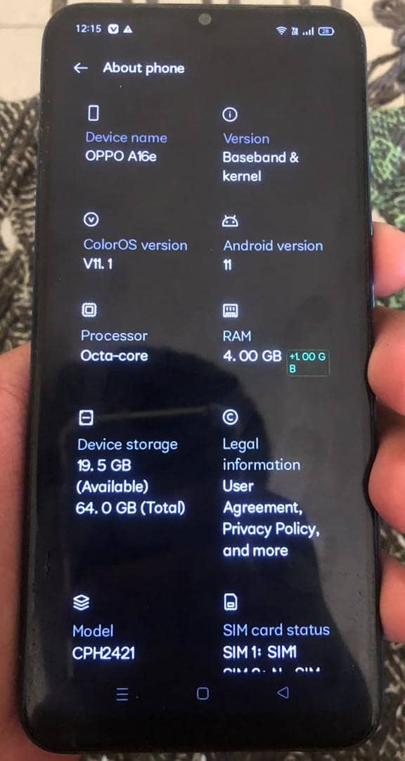OPPO A16e 3