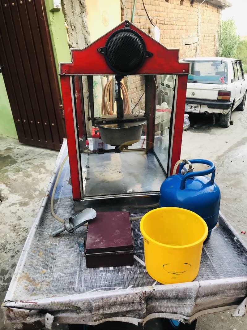 Pop corn machine full setup 0