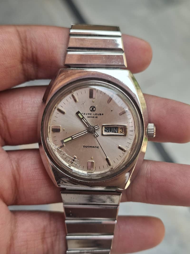 Favre leuba automatic day date 2