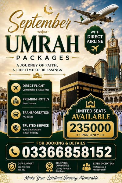 September umrah package