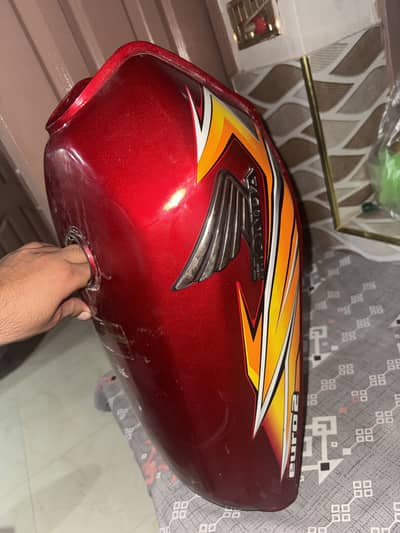 Orignal Fuel tank Set 1 week used Honda CG 125 ( 21 Model ) for sale