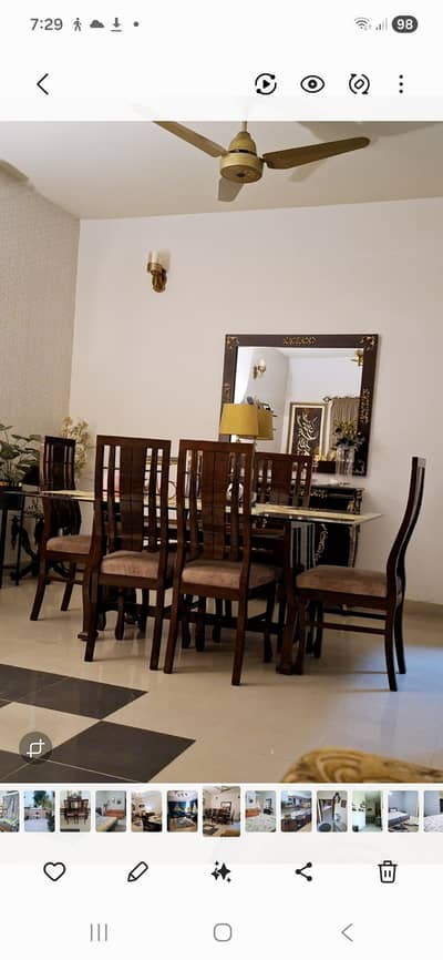 6 seater dinning