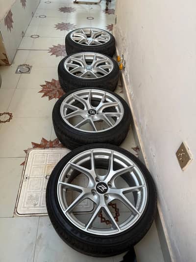 17 inch rims with tyres