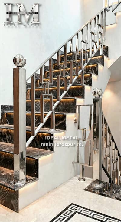 Stainless Steel Railing & Grills| Stairs,terrace,door| Glass,Cnc,Pvc