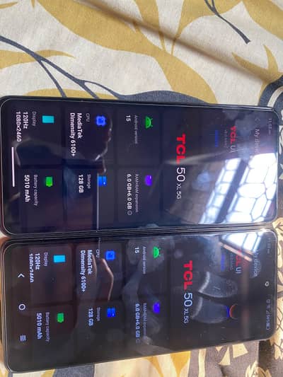 TCL 50 XL 5G – 128GB | 6GB RAM | 1 PTA Approved + 1 Non-PTA | New Cond