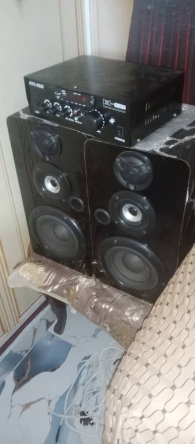 6 inch Woofer 3way with Bluetooth Amplifier