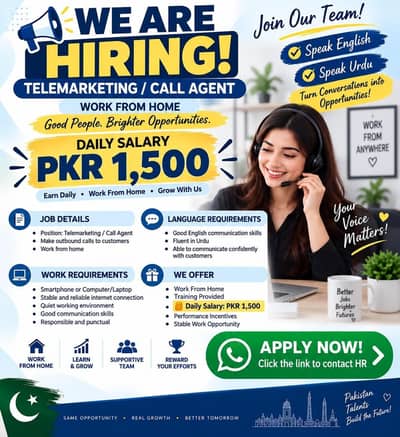 Tele Marketing/Call Agent