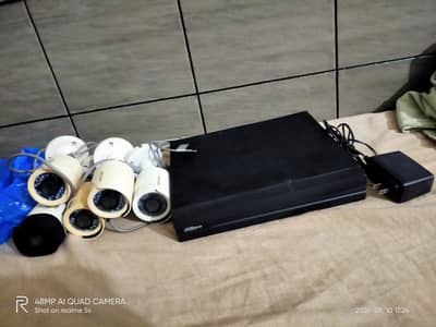Cctv camera with 16 channel dvr alhua