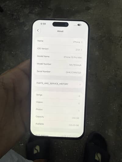 Apple iPhone 15 Pro Max non pta Foctory unlock 256gb