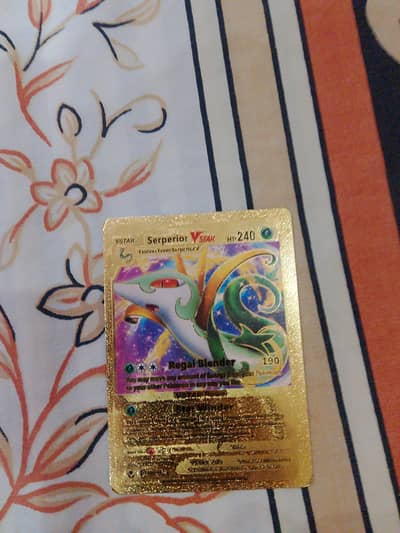 pokemon card golden fan made