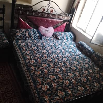 double bed with foam for sale