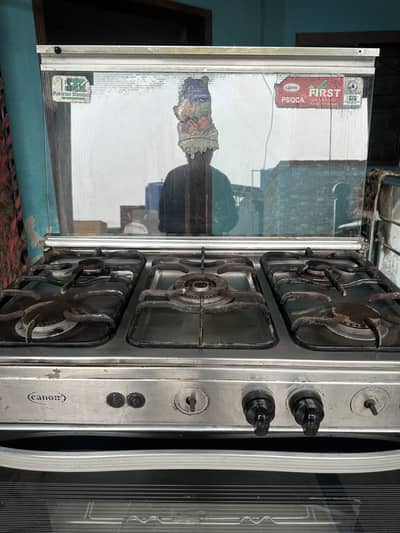Canon cooking Range with 5 Burners and Oven