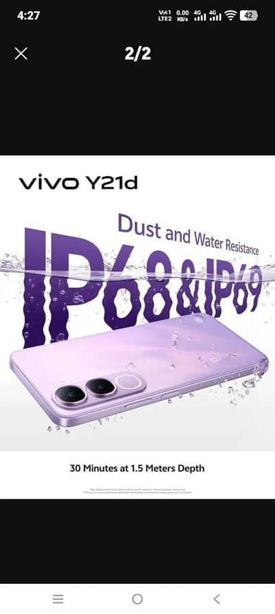 Vivo Y21d hai set ram 6+6.128