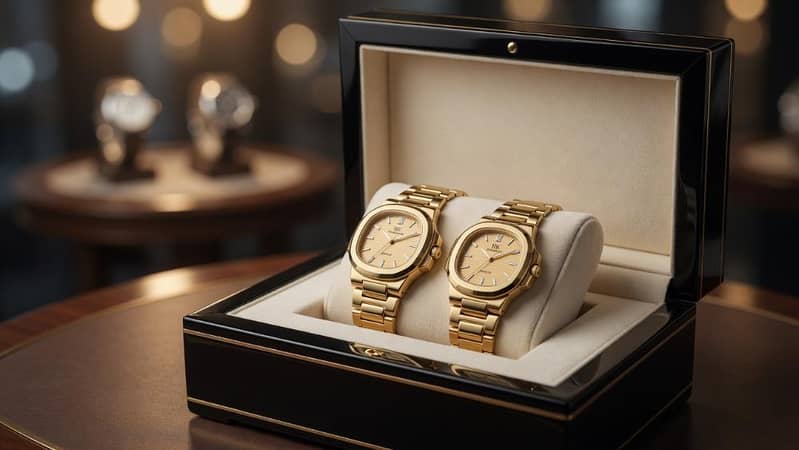 Golden Couple Watch | Luxury Look for Couples